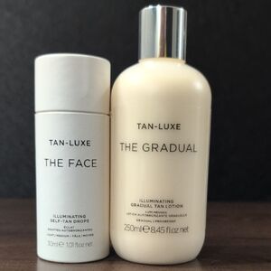 Tan Luxe The Gradual And The Face Illuminating Self Tan Lotion And Drops